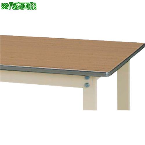 ■ヤマテック ワークテーブル300シリーズ ワンタッチ移動タイプ ポリエステル天板 W1200×D750×H740mm 木目柄/ヤマテックアイボリー〔品番:SWPU1275MI〕【1324412:0】[法人・事業所限定][外直送元][店頭受取不可]