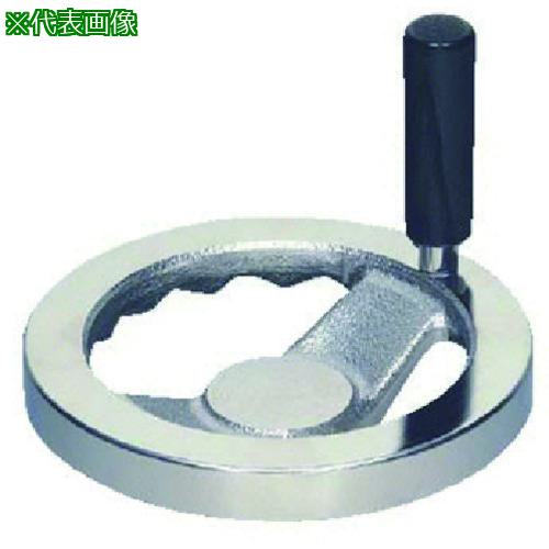 ■イマオ ハンドル 角リム型ハンドル車(加工付) ハンドル径125mm〔品番:S125ERT10〕【1330326:0】[送料別途見積り][掲外取寄][店頭受取不可]