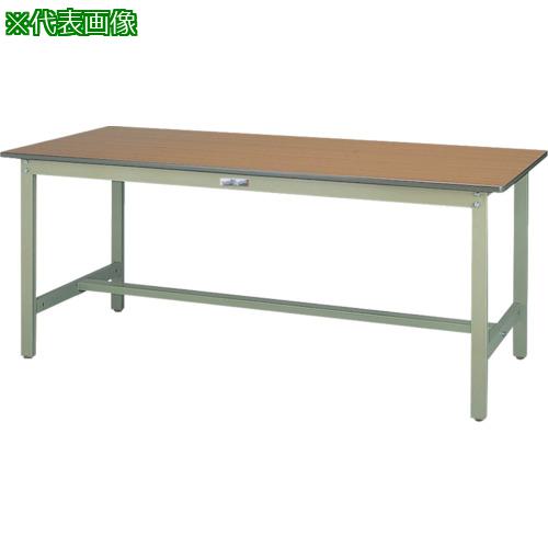 ■ヤマテック ワークテーブル300シリーズ 固定式 W1800×D750×H740〔品番:SWP1875MG〕【1330698:0】[法人・事業所限定][直送元][店頭受取不可]