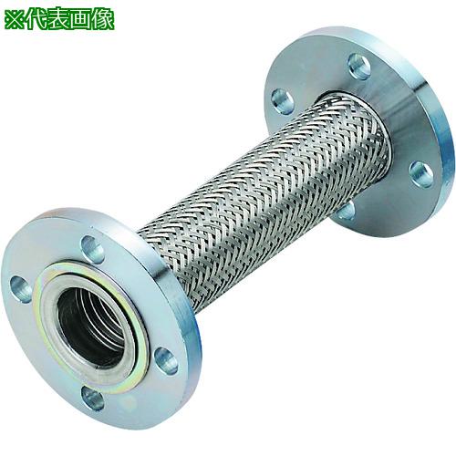 ■NFK フランジ式(無溶接)フレキシブルホース フランジ10K/SUS304(ALLSUS304) 50A×1200L〔品番:NK330010KSUS30450A1200L〕【1340504:0】[送料別途見積り][掲外取寄][店頭受取不可]