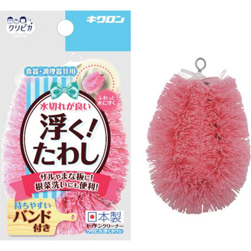 ■キクロン クリピカ 浮くたわし《120個入》〔品番:102235〕【1345955×120:0】[送料別途見積り][掲外取..