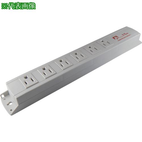 ■アメリカン電機 平刃形 OAタップ6ケ口 コ-ドナシ 接地2P15A125V〔品番:KU1230〕【1347235:0】[送料別途見積り][掲外取寄][店頭受取不可]
