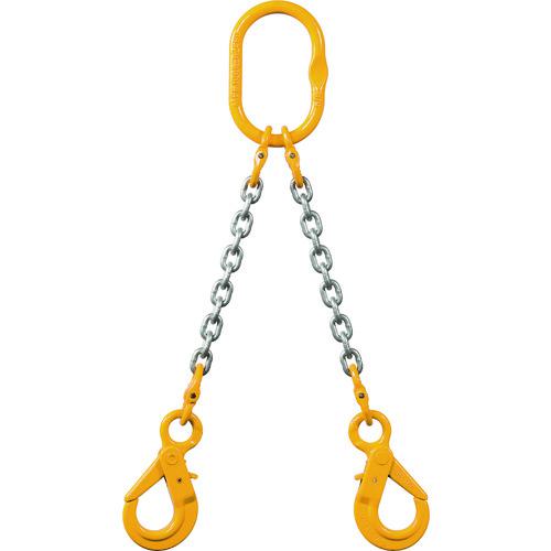 ■象印 チェーンスリング100(アイタイプ) ロッキングフック〔品番:2MFFYC20〕【1347497:0】[送料別途見積り][法人・事業所限定][外直送][店頭受取不可]