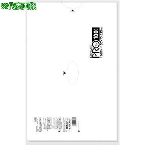■サニパック スタンダートポリ袋15号乳白100枚(0.025mm)〔品番:L33〕【1351014:0】[店頭受取不可](3)