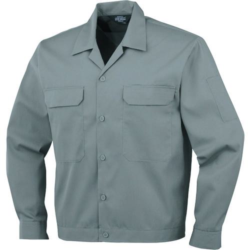 ■コーコス 開襟長袖ブルゾンA-6651 3 グレー L〔品番:A66513L〕【1352415:0】[送料別途見積り][掲外取寄][店頭受取不可](4)