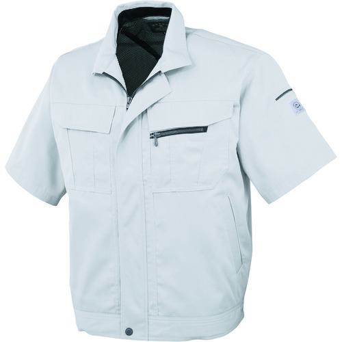 ■コーコス 半袖ブルゾンA-4450 33シルバーSSS〔品番:A445033SS〕【1352875:0】[送料別途見積り][掲外取寄][店頭受取不可]