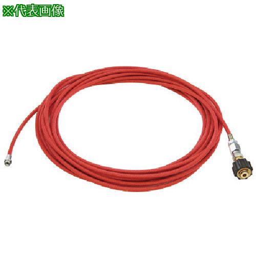 ■Asada 1/4PS洗管ホース コック無 10m クイックカプラ仕様〔品番:HD03242〕【1355397:0】[送料別途見積..