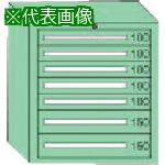 ■OS デラックス重量キャビネット 間口811×奥行557×高さ881mm(若草色)〔品番:DX808〕【1361080:0】[法人・事業所限定][直送元][店頭受取不可]