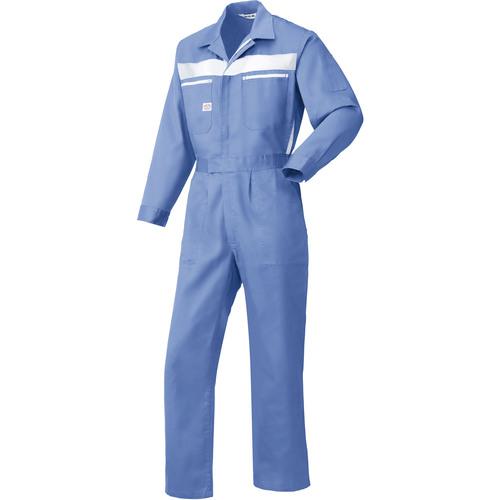 ■AUTO-BI つなぎ服1135-004スカイブルー-4L〔品番:11350044L〕【1367973:0】[送料別途見積り][掲外取寄][店頭受取不可]