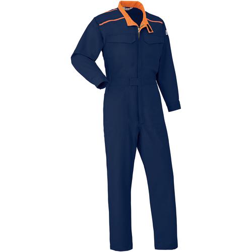 ■AUTO-BI つなぎ服(防炎)5102-001ネイビーブルー-4L〔品番:51020014L〕【1368493:0】[送料別途見積り][掲外取寄][店頭受取不可]