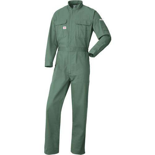 ■AUTO-BI つなぎ服6550-010グリーン-3L〔品番:65500103L〕【1369166:0】[送料別途見積り][掲外取寄][店..