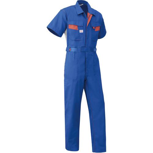 ■AUTO-BI 半袖つなぎ服8301-002マリンブルー-3L〔品番:83010023L〕【1369841:0】[送料別途見積り][掲外取寄][店頭受取不可]