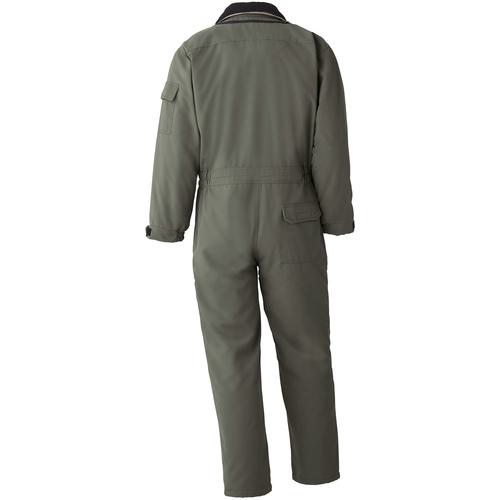 ■AUTO-BI 防寒つなぎ服 ブラック Lサイズ〔品番:700006L〕【1371171:0】[店頭受取不可]