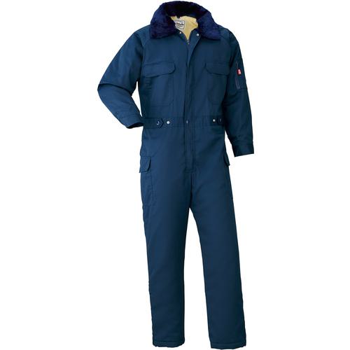 ■AUTO-BI 防寒つなぎ服300-001ネイビーブルー-4L〔品番:3000014L〕【1371246:0】[送料別途見積り][掲外取寄][店頭受取不可]