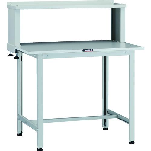 ■TRUSCO 軽荷重作業台(200kg)AO型 900X600XH1044(全高) 上棚付 ホワイト色〔品番:AOR0960YURB〕【1371710:0】[法人・事業所限定][直送元][店頭受取不可]