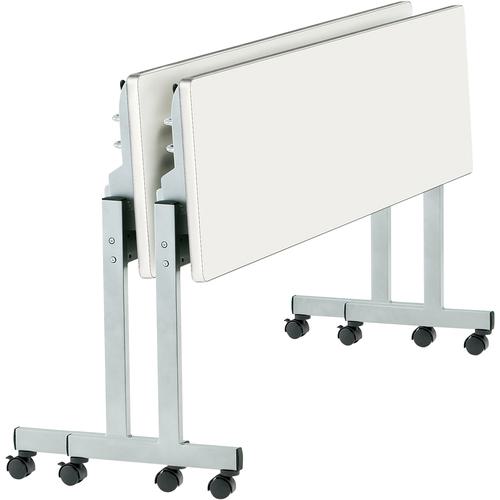 ■TOKIO 天板跳上式スタックテーブル(パネル付) 1200×600mm 天板色:ニューグレー〔品番:HSN1260PNG〕【1373406:0】[法人・事業所限定][外直送元][店頭受取不可]