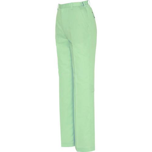 ■アイトス レディースシャーリングパンツ(ノータック) アースグリーン 5L〔品番:90550055L〕【1377826:0】[送料別途見積り][掲外取寄][店頭受取不可]