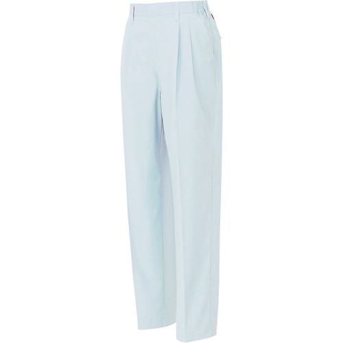 ■アイトス レディースシャーリングパンツ(2タック) シルバーグレー M〔品番:5363003M〕【1382448:0】[送料別途見積り][掲外取寄][店頭受取不可]