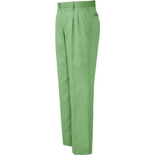 ■アイトス ワークパンツ(2タック)(男女兼用) アースグリーン 79〔品番:566200579〕【1385715:0】[送料別途見積り][掲外取寄][店頭受取不可]