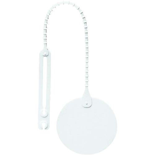 ■未来 ワンタッチカラーエフ (長溝タイプ)プラスチック製・線名札 20枚入〔品番:KFYM30W〕【1397041:0】[送料別途見積り][掲外取寄][店頭受取不可]