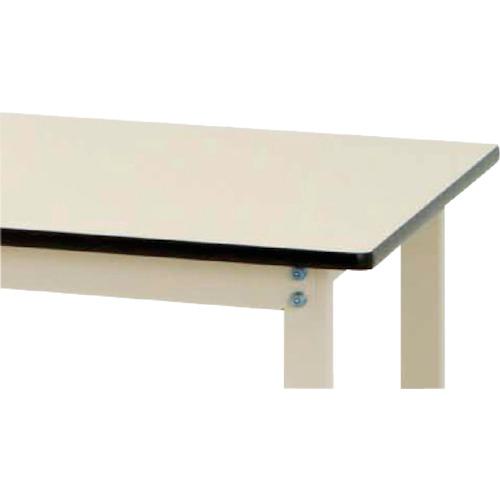 ■ヤマテック 中量作業台 ワークテーブル500シリーズ 固定式 メラミン天板 W1200×D750×H900mm ヤマテックアイボリー〔品番:SJMH1275II〕【1398820:0】[法人・事業所限定][外直送元][店頭受取不可]