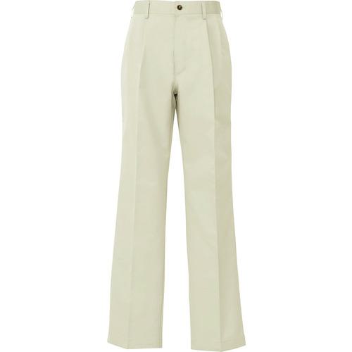 ■アイトス メンズチノパンツ(2タック) アイボリー 82〔品番:5450201182〕【1400027:0】[送料別途見積り][掲外取寄][店頭受取不可]