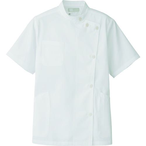 ■アイトス レディース半袖KCコート ホワイト M〔品番:861302001M〕【1429599:0】[送料別途見積り][掲外..