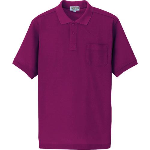 ■アイトス 半袖ポロシャツ(男女兼用) ワイン LL〔品番:7615013LL〕【1429849:0】[送料別途見積り][掲外取寄][店頭受取不可]