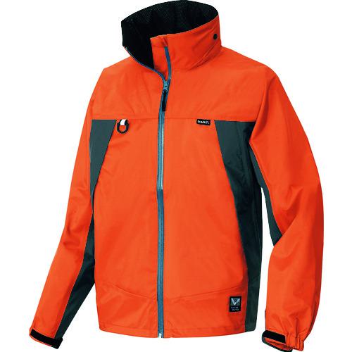 ■アイトス ディアプレックス レインウエア オレンジ×チャコール 4L〔品番:563010634L〕【1431309:0】[送料別途見積り][掲外取寄][店頭受取不可]