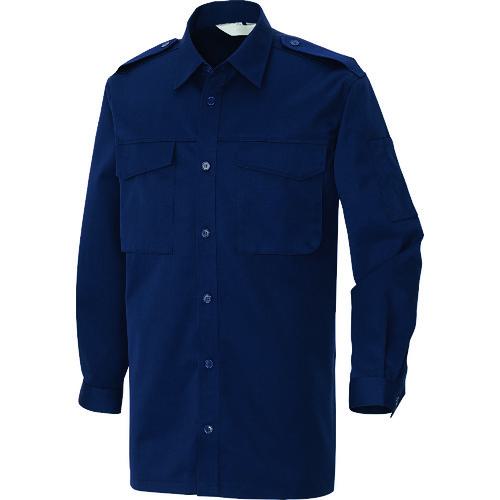■アイトス 防災シャツ(厚地) ネイビー SS〔品番:63001008SS〕【1431735:0】[送料別途見積り][掲外取寄][店頭受取不可]
