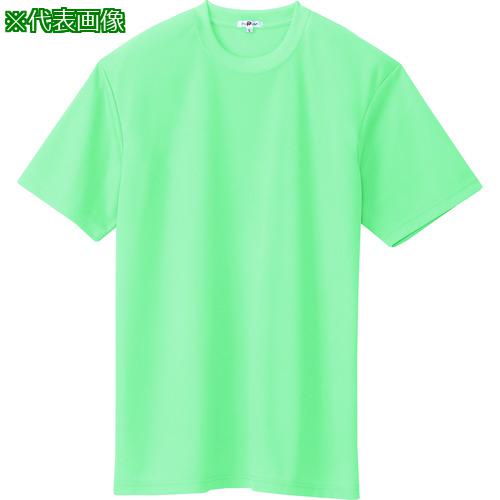■アイトス 吸汗速乾(クールコンフォート)半袖Tシャツ(ポケット無し)(男女兼用) ミントグリーン SS〔品番:10574005SS〕【1434725:0】[送料別途見積り][掲外取寄][店頭受取不可]