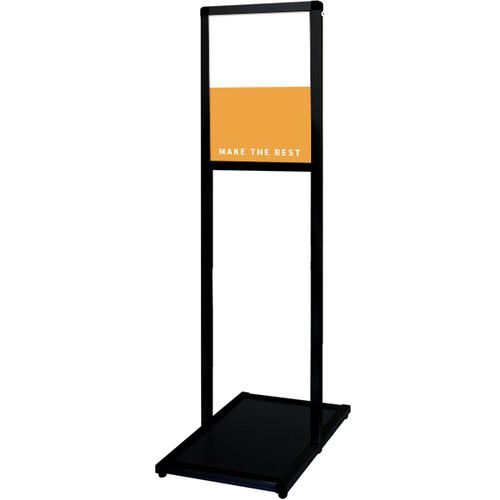 ■TOKISEI ブラックバリウスメッセージスタンド アルミ複合板タイプ A3縦〔品番:BVAMSAPA3T〕【1435602:0】[送料別途見積り][法人・事業所限定][外直送][店頭受取不可]