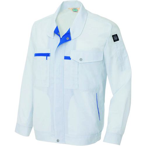 ■アイトス 長袖サマーブルゾン(男女兼用) シルバーグレー S〔品番:5360003S〕【1437544:0】[送料別途見積り][掲外取寄][店頭受取不可]