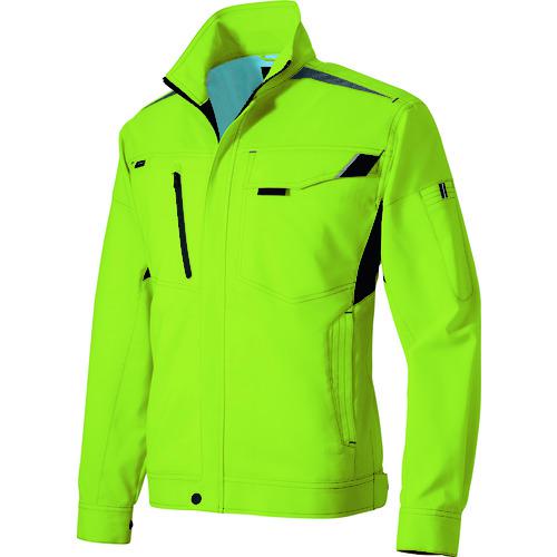 ■アイトス 長袖サマーブルゾン(男女兼用) ライム L〔品番:2530016L〕【1438955:0】[送料別途見積り][掲外取寄][店頭受取不可]