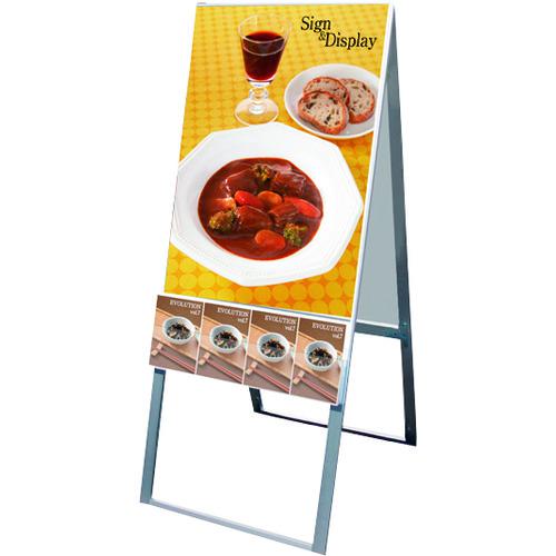 ■TOKISEI パンフレットケーススタンド看板 UタイプA1両面〔品番:PCSKUA1R〕【1440395:0】[送料別途見積り][法人・事業所限定][外直送][店頭受取不可]