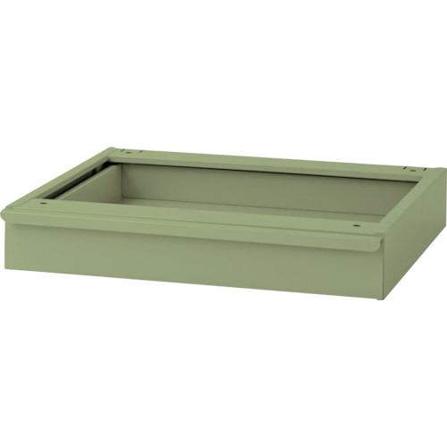 ■ヤマテック ワークテーブル用 キャビネット浅型W500・1段 ヤマテックグリーン W500×D456×H84mm〔品番:L1G〕【1440419:0】[送料別途見積り][法人・事業所限定][外直送][店頭受取不可]