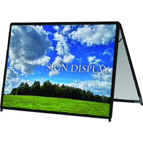 ■TOKISEI ポスターグリップスタンド看板 屋外用 B0横ロウ両面ブラック〔品番:PGSKB0YLRBG〕【1441889:0】[送料別途見積り][法人・事業所限定][外直送][店頭受取不可]