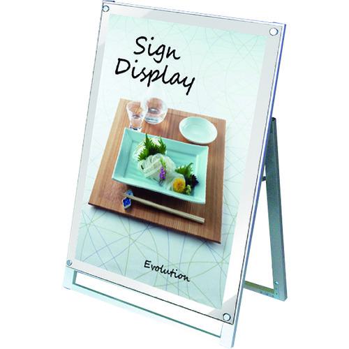 ■TOKISEI ポスター用スタンド看板 A1ロウ片面ホワイト〔品番:PSSKA1LKW〕【1441915:0】[送料別途見積り..