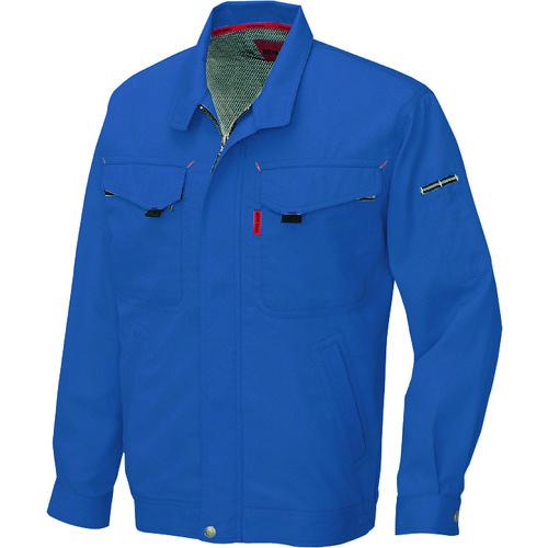 ■アイトス 長袖サマーブルゾン(男女兼用) ブルー LL〔品番:5530006LL〕【1446998:0】[送料別途見積り][掲外取寄][店頭受取不可]