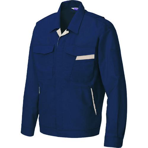 ■アイトス 長袖サマージャンパー(男女兼用) ネイビー×ベージュ S〔品番:961008S〕【1450028:0】[送料別..