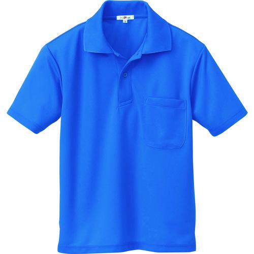 ■アイトス 吸汗速乾(クールコンフォート)半袖ポロシャツ(男女兼用) ロイヤルブルー S〔品番:10579006S〕【1450559:0】[送料別途見積り][掲外取寄][店頭受取不可]