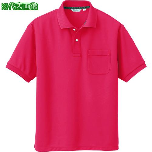 ■アイトス メンズ半袖ポロシャツ レッド 3L〔品番:CL10000463L〕【1450790:0】[送料別途見積り][掲外取寄][店頭受取不可]