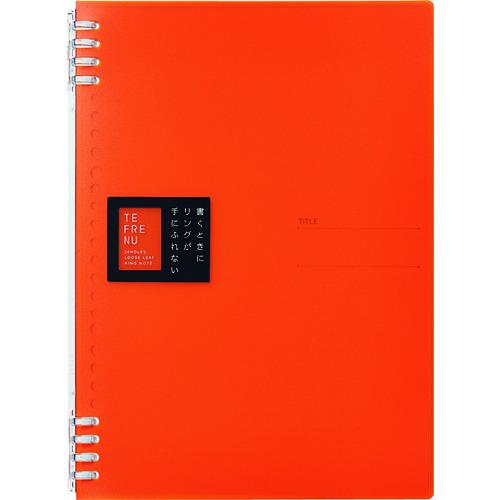 ■KING JIM リングノ-ト テフレ-ヌ B5 オレンジ〔品番:9855TTEOR〕【1451318:0】[送料別途見積り][掲外取寄][店頭受取不可]