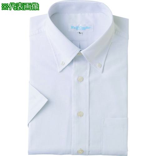 ■アイトス 半袖ボタンダウンシャツ ホワイト 3L〔品番:431080013L〕【1452236:0】[送料別途見積り][掲外取寄][店頭受取不可]