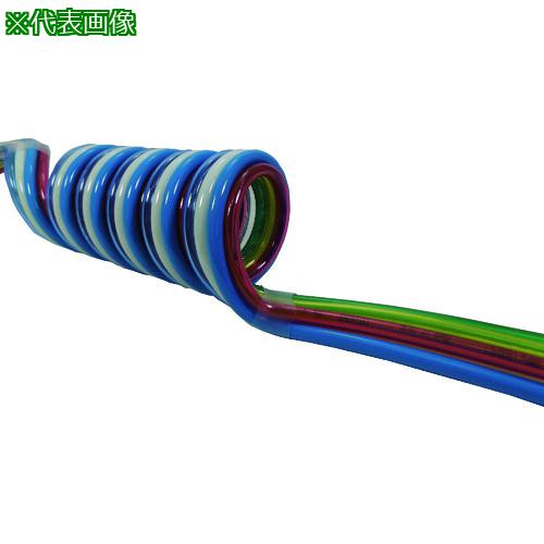 ■チヨダ スパイラルチューブ 耐水性マルチスパイラル 芯数7 外径10mm/使用範囲1304mm〔品番:7MES1010S〕【1460619:0】[送料別途見積り][掲外取寄][店頭受取不可]