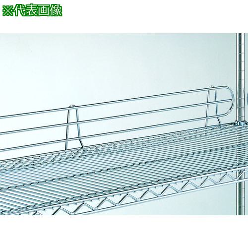 ■ERECTA バックレッジ (スーパーシリーズ・ステンレスワイヤーシェルフ用)間口1520mm用 有効高さ100mm〔品番:BLT1520S〕【1460642:0】[送料別途見積り][法人・事業所限定][外直送][店頭受取不可]