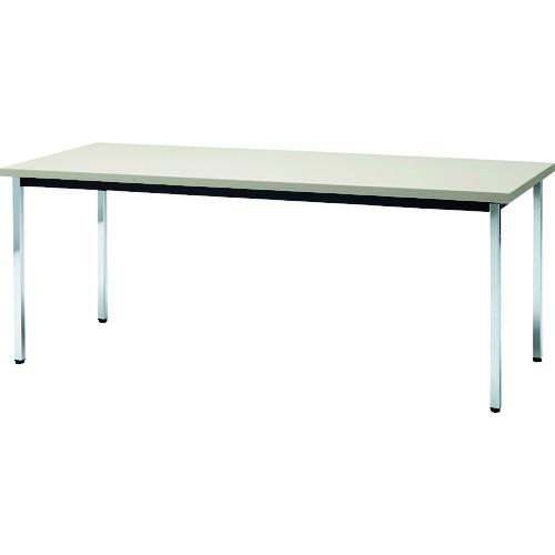 ■TOKIO ミーティングテーブル 角脚 1500×900mm ニューグレー ネオグレー〔品番:TD1590K〕【1463049:0】..