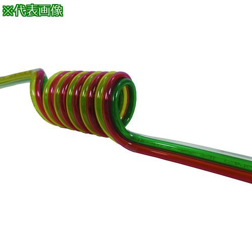 ■チヨダ スパイラルチューブ 耐水性マルチスパイラル 芯数4 外径6mm/使用範囲1765mm〔品番:4MES635S〕【1463752:0】[送料別途見積り][法人・事業所限定][外直送][店頭受取不可]