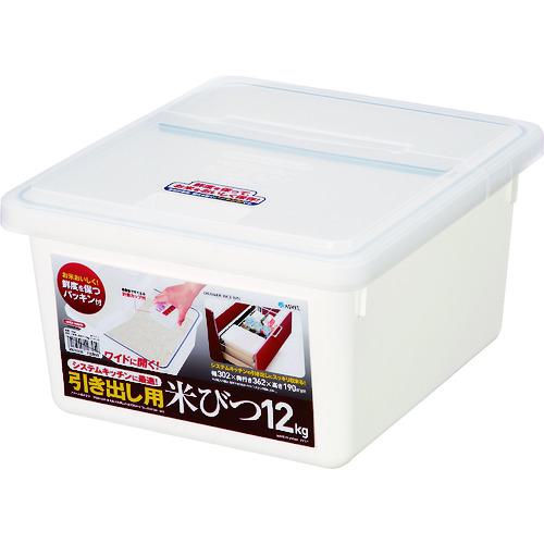■unix 引き出し用米びつ12KG《18個入》〔品番:750892〕【1466972×18:0】[送料別途見積り][掲外取寄][店..