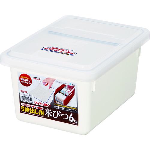 ■unix 引き出し用米びつ6KG《24個入》〔品番:750793〕【1466987×24:0】[送料別途見積り][掲外取寄][店..